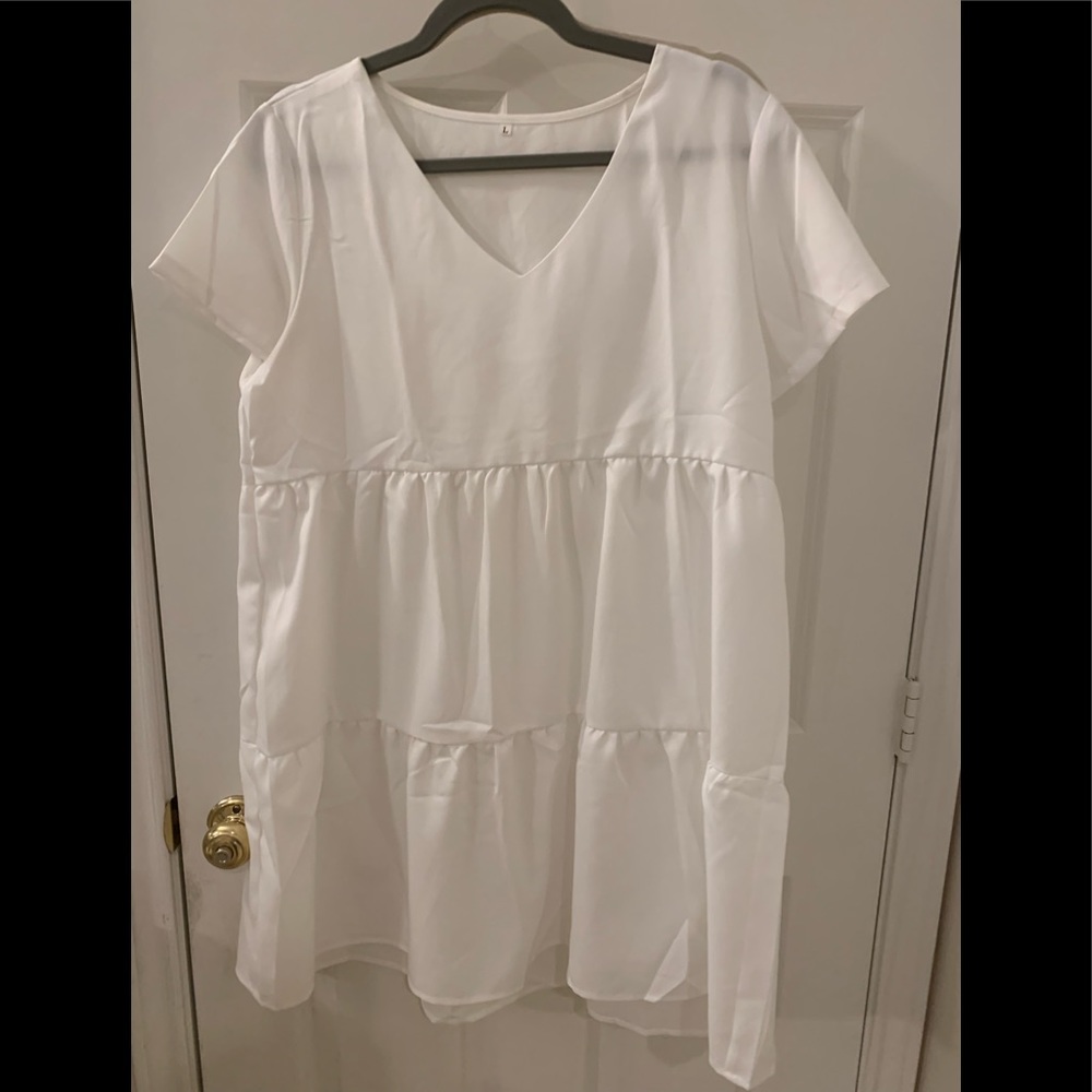 Cute white summer dress